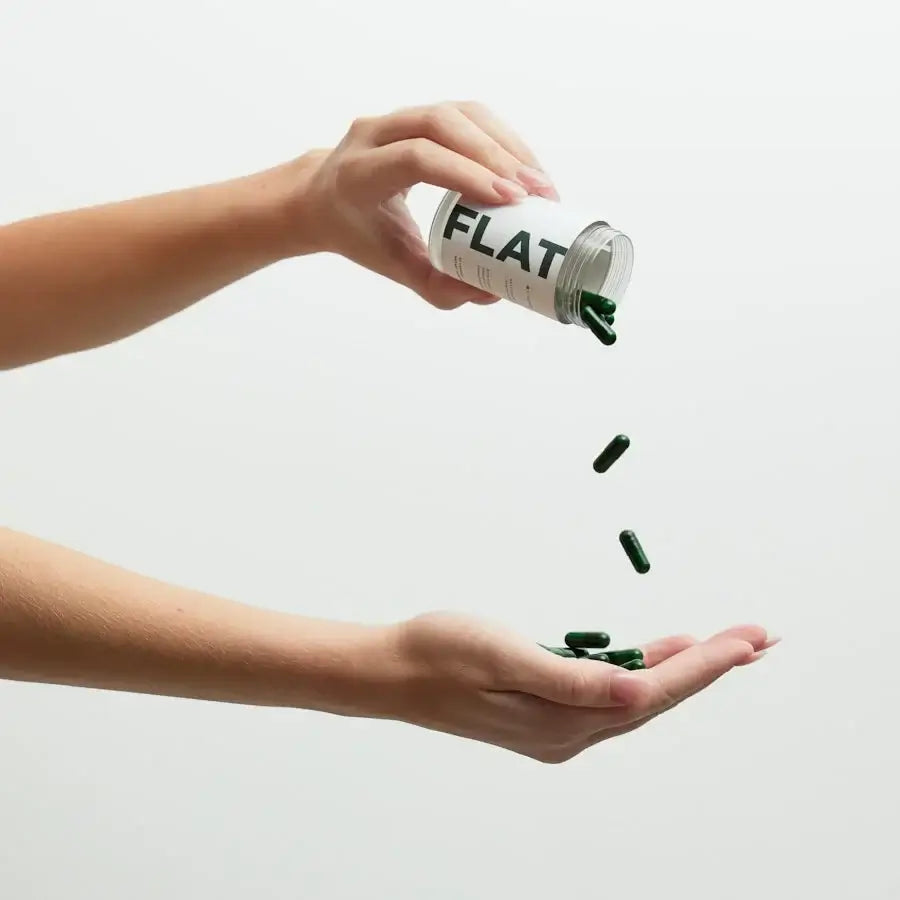 It Works FLAT Daily Debloat + Digestive Wellness 60 capsules per jar