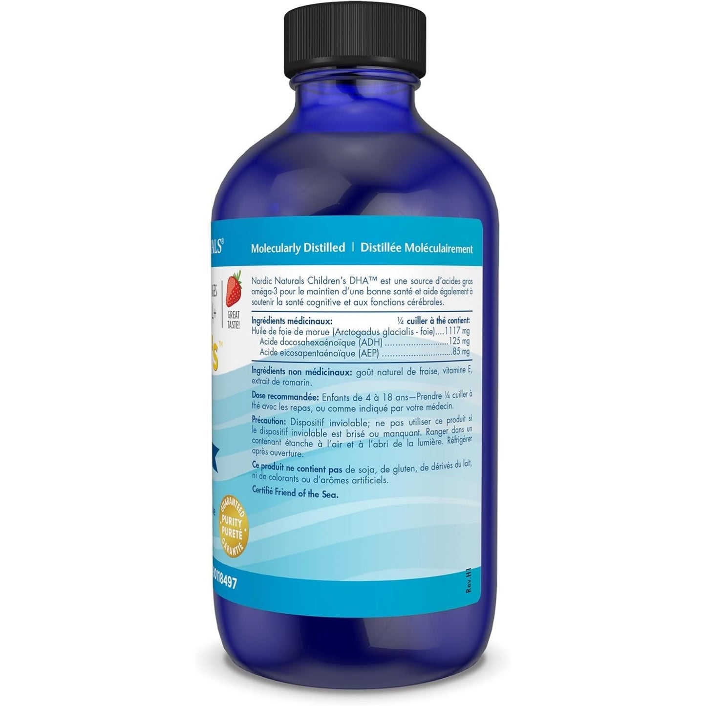 PACK OF 3 – Nordic Naturals Children’s DHA Liquid (Strawberry Flavour) 119 ml / 4 oz