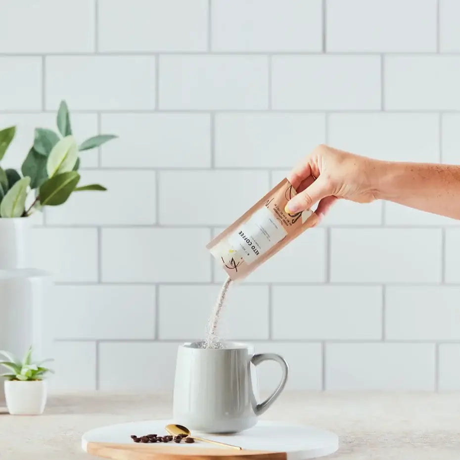 IT WORKS! Keto Coffee – Vanilla Crème | Instant Keto-Friendly Coffee Mix (15 Packets)