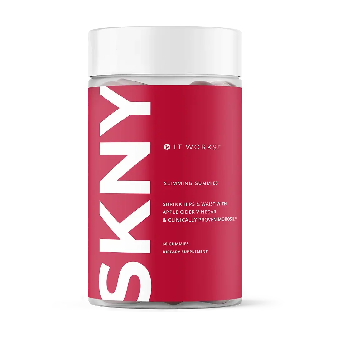 It Works SKNY Gummies – Slim Hips & Waist with Morosil® Blood Orange & Apple Cider Vinegar (60 Vegan Gummies)