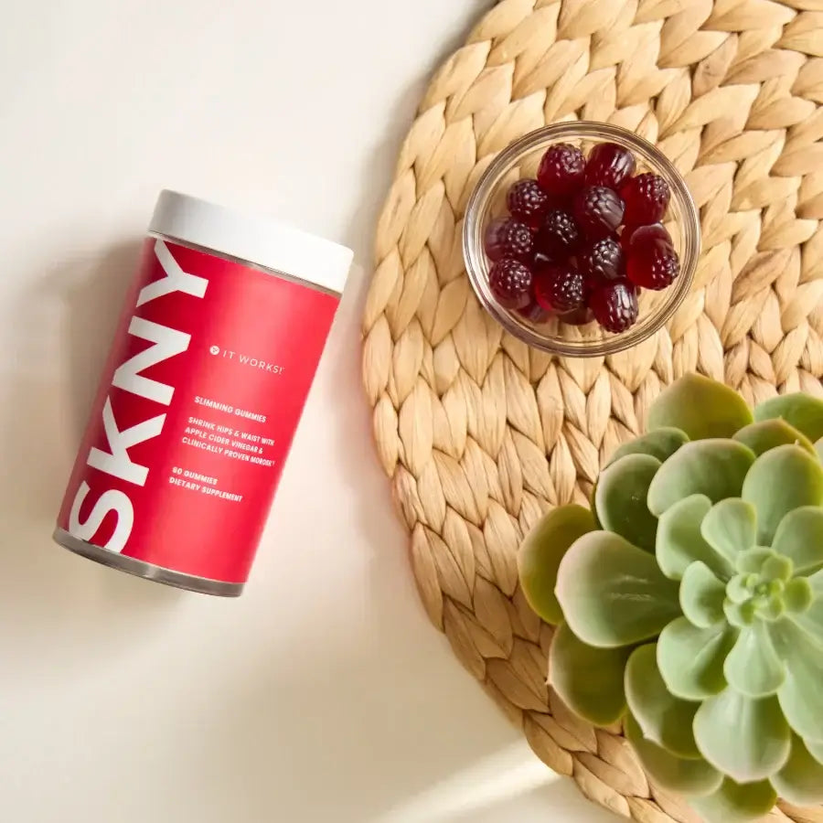 It Works SKNY Gummies – Slim Hips & Waist with Morosil® Blood Orange & Apple Cider Vinegar (60 Vegan Gummies)