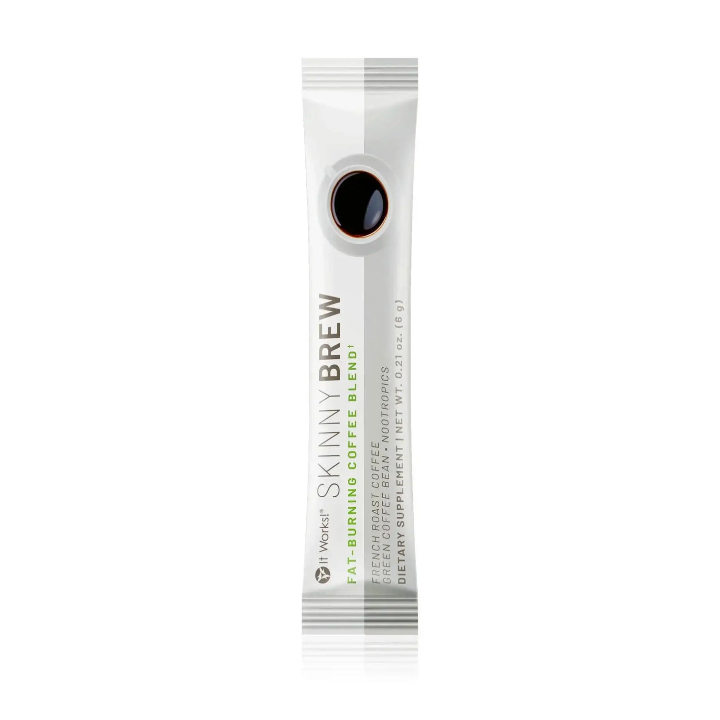 It Works Skinny Brew – French Roast | Fat-Burning Coffee Blend, 15 Single-Serve Packets