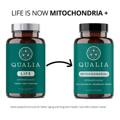 Qualia Mitochondria+ | 34-Ingredient Mitochondrial & Cellular Energy Support