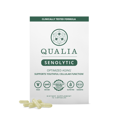 Qualia Senolytic – Two-Day Cellular Rejuvenation Regimen (12 Capsules)