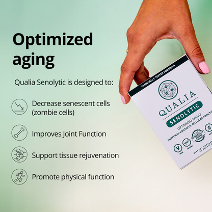 Qualia Senolytic – Two-Day Cellular Rejuvenation Regimen (12 Capsules)