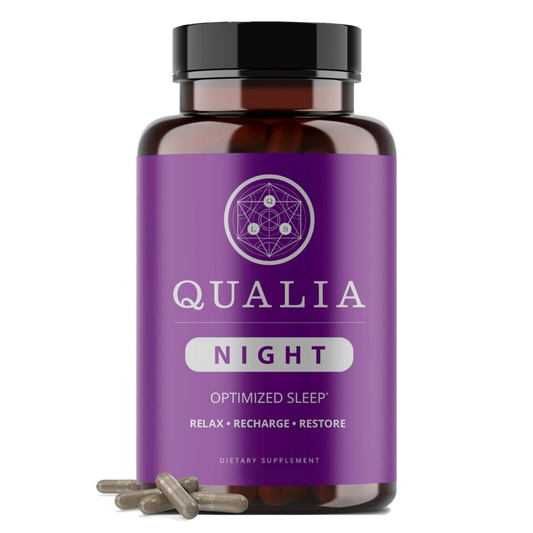 Qualia Night | Natural Support for Deep Restorative Sleep & Morning Energy