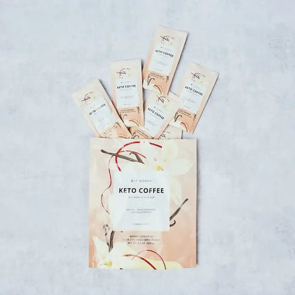 IT WORKS! Keto Coffee – Vanilla Crème | Instant Keto-Friendly Coffee Mix (15 Packets)