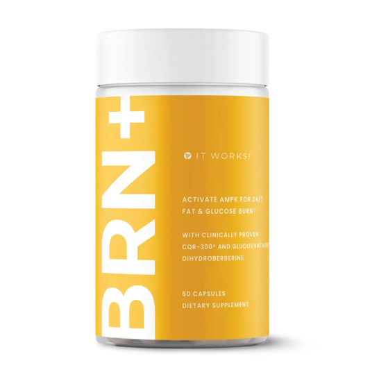 It Works BRN+ Activate AMPK for 24/7 Fat & Glucose Burn 60 Capsules