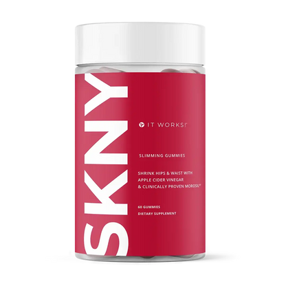 It Works SKNY Gummies – Slim Hips & Waist with Morosil® Blood Orange & Apple Cider Vinegar (60 Vegan Gummies)
