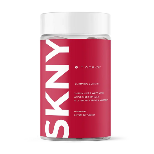 It Works SKNY Gummies – Slim Hips & Waist with Morosil® Blood Orange & Apple Cider Vinegar (60 Vegan Gummies)