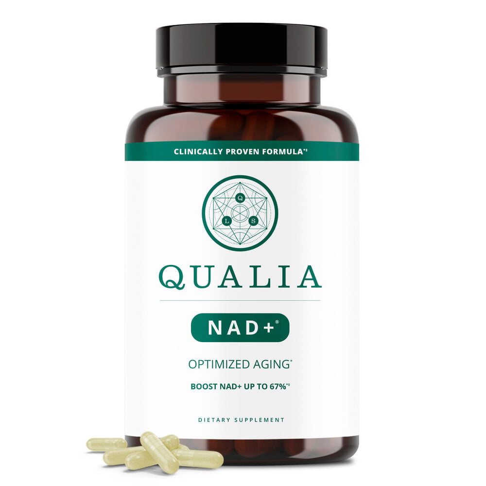 Qualia NAD+ | Advanced Cellular Energy & Vitality Formula | 14 Premium Ingredients