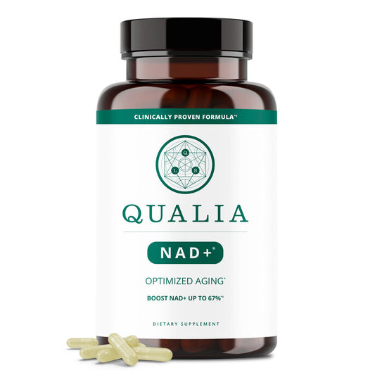 Qualia NAD+ | Advanced Cellular Energy & Vitality Formula | 14 Premium Ingredients